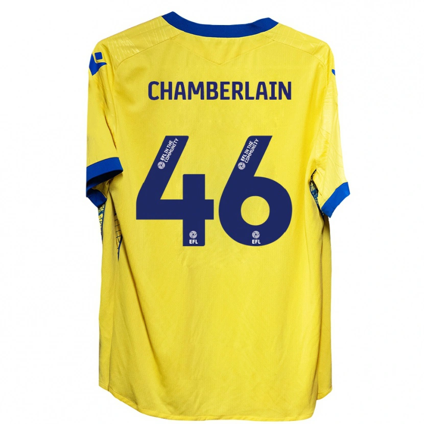 Danxen Damen Harrison Chamberlain #46 Gelb Blau Auswärtstrikot Trikot 2025/26 T-Shirt Schweiz