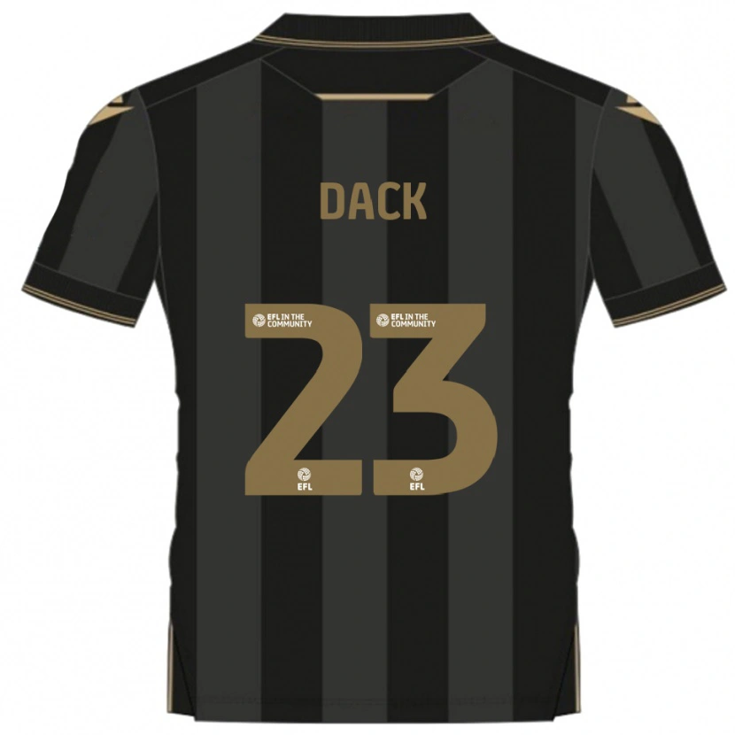 Danxen Damen Bradley Dack #23 Schwarz Gold Auswärtstrikot Trikot 2025/26 T-Shirt Schweiz