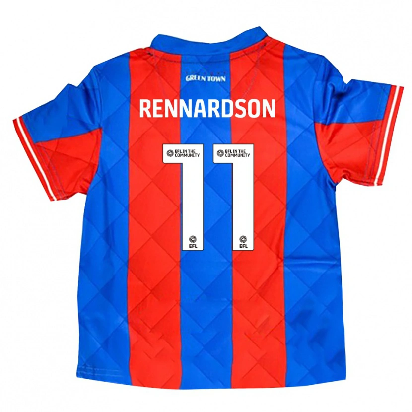 Danxen Damen Tom Rennardson #11 Blau Rot Weiß Auswärtstrikot Trikot 2025/26 T-Shirt Schweiz