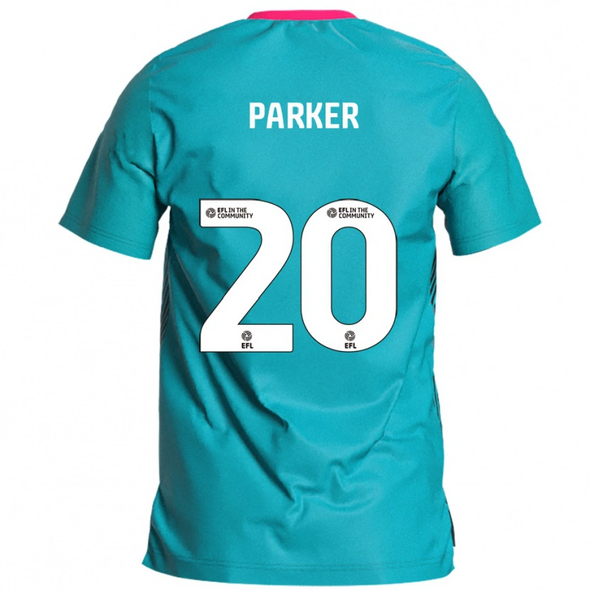 Danxen Damen Charley Parker #20 Himmelblau Pink Auswärtstrikot Trikot 2025/26 T-Shirt Schweiz