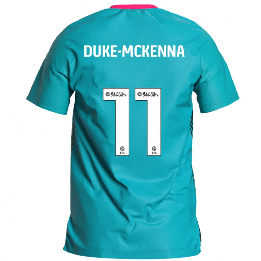 Danxen Damen Stephen Duke-Mckenna #11 Himmelblau Pink Auswärtstrikot Trikot 2025/26 T-Shirt Schweiz