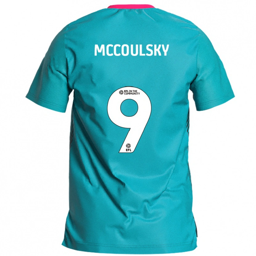 Danxen Damen Shawn Mccoulsky #9 Himmelblau Pink Auswärtstrikot Trikot 2025/26 T-Shirt Schweiz