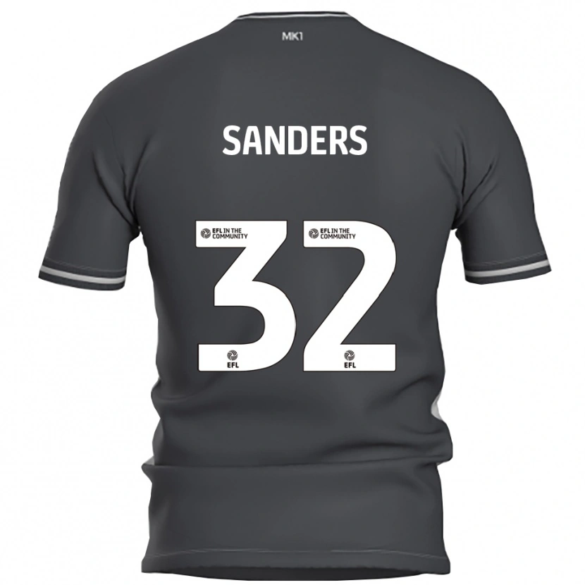Danxen Damen Jack Sanders #32 Grau Silber Auswärtstrikot Trikot 2025/26 T-Shirt Schweiz