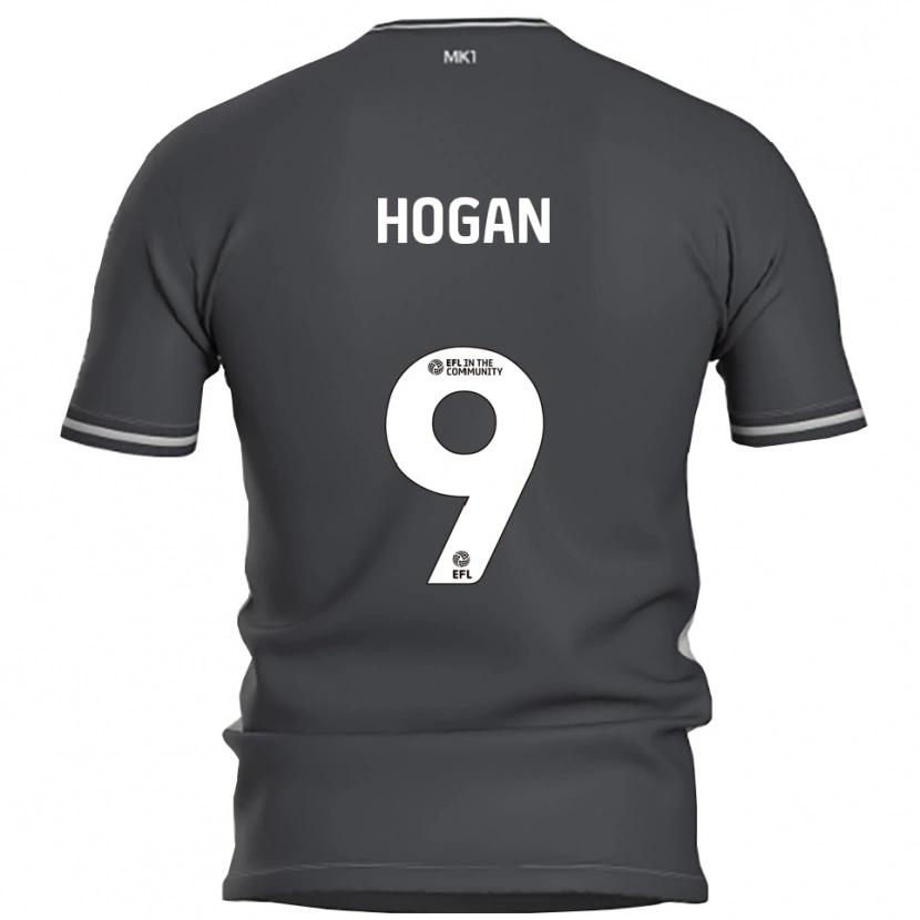 Danxen Damen Scott Hogan #9 Grau Silber Auswärtstrikot Trikot 2025/26 T-Shirt Schweiz