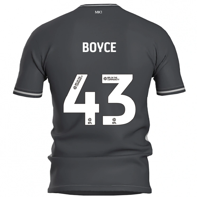 Danxen Damen Kyle Boyce #43 Grau Silber Auswärtstrikot Trikot 2025/26 T-Shirt Schweiz