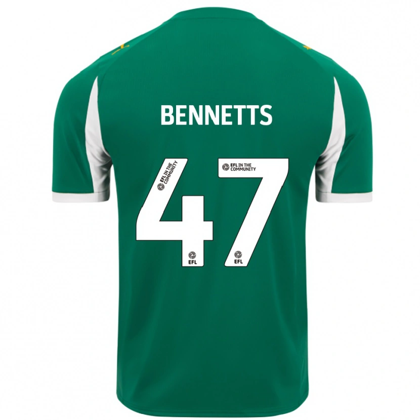 Danxen Damen Keanan Bennetts #47 Grün Weiß Auswärtstrikot Trikot 2025/26 T-Shirt Schweiz