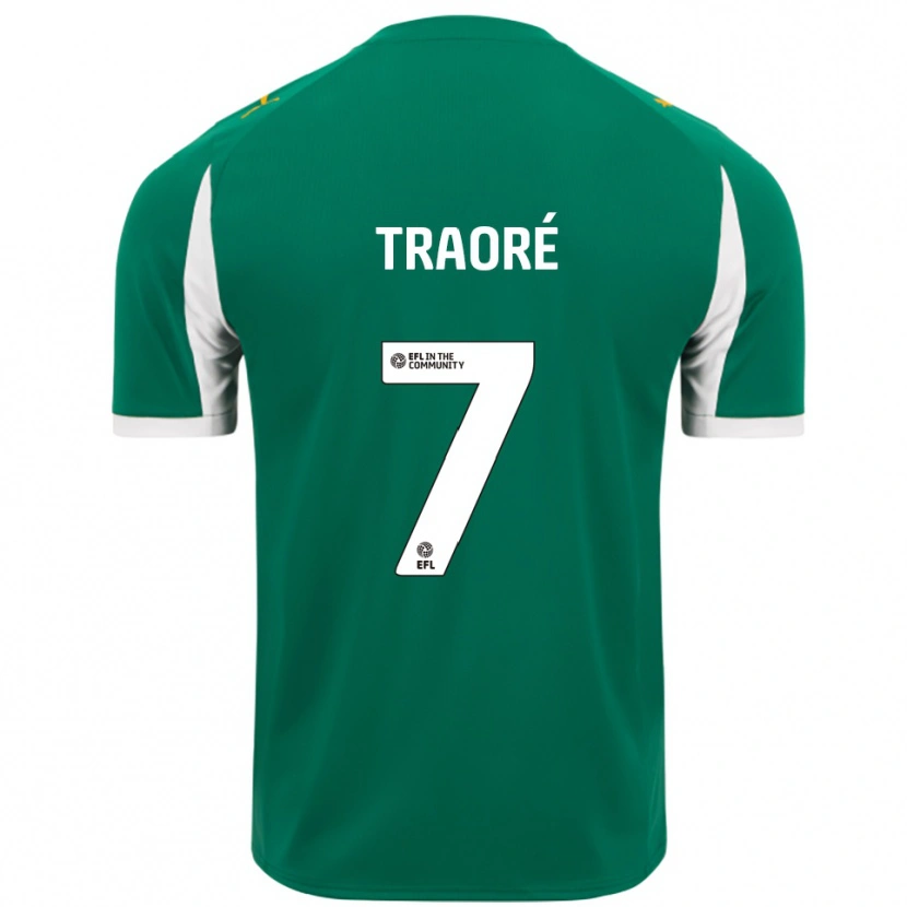 Danxen Damen Maï Traoré #7 Grün Weiß Auswärtstrikot Trikot 2025/26 T-Shirt Schweiz