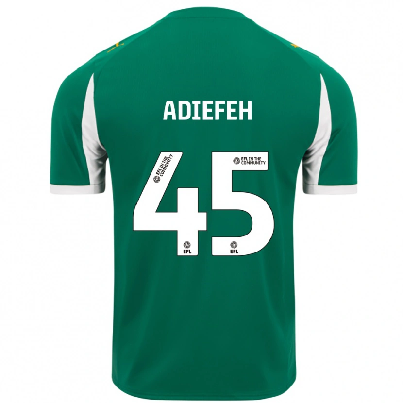 Danxen Damen Daniel Adiefeh #45 Grün Weiß Auswärtstrikot Trikot 2025/26 T-Shirt Schweiz