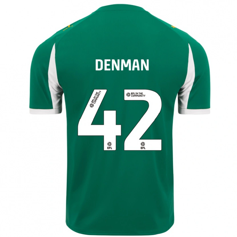 Danxen Damen Zac Denman #42 Grün Weiß Auswärtstrikot Trikot 2025/26 T-Shirt Schweiz