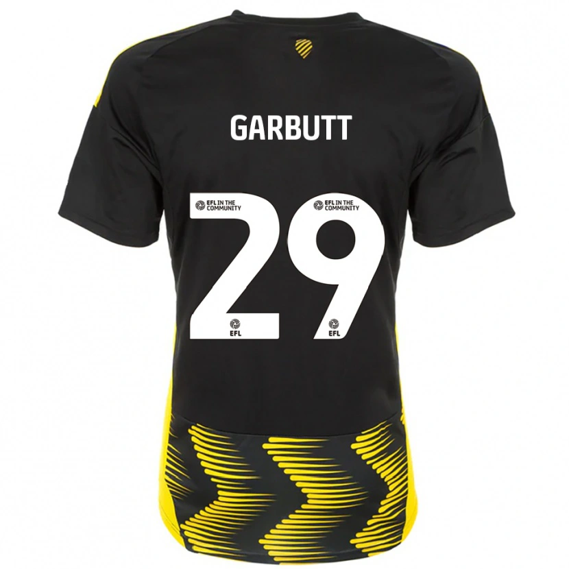Danxen Damen Luke Garbutt #29 Schwarz Gelb Auswärtstrikot Trikot 2025/26 T-Shirt Schweiz