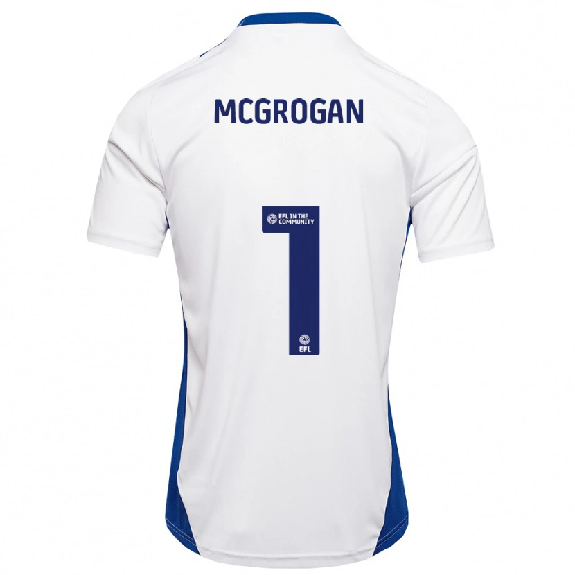 Danxen Damen Emily Mcgrogan #1 Weiß Blau Auswärtstrikot Trikot 2025/26 T-Shirt Schweiz