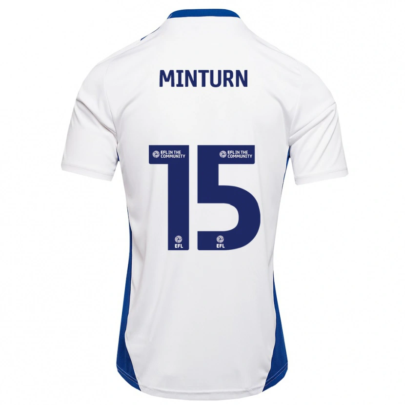 Danxen Damen Harrison Minturn #15 Weiß Blau Auswärtstrikot Trikot 2025/26 T-Shirt Schweiz