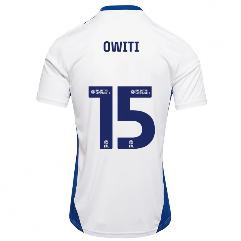Danxen Damen Joseph Owiti #15 Weiß Blau Auswärtstrikot Trikot 2025/26 T-Shirt Schweiz