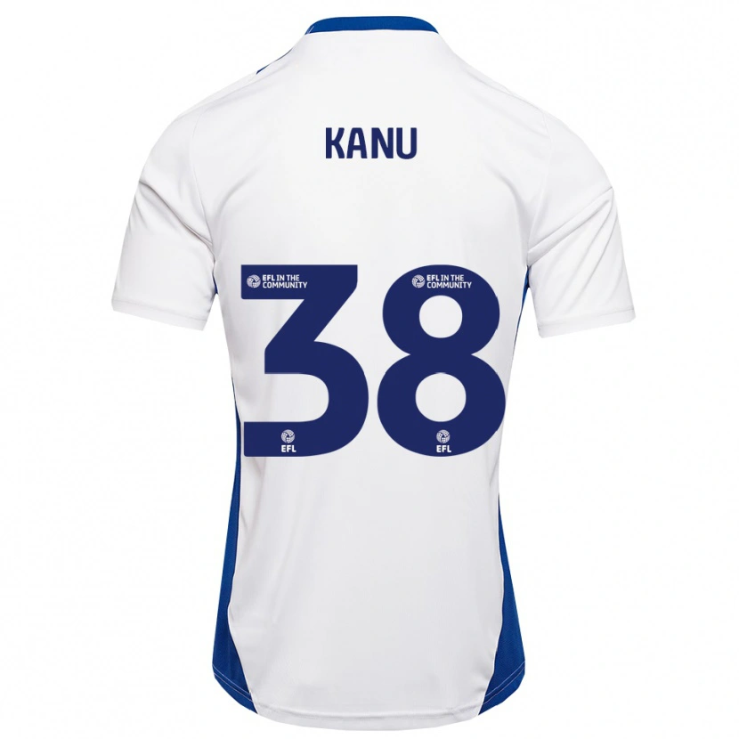Danxen Damen Abu Kanu #38 Weiß Blau Auswärtstrikot Trikot 2025/26 T-Shirt Schweiz