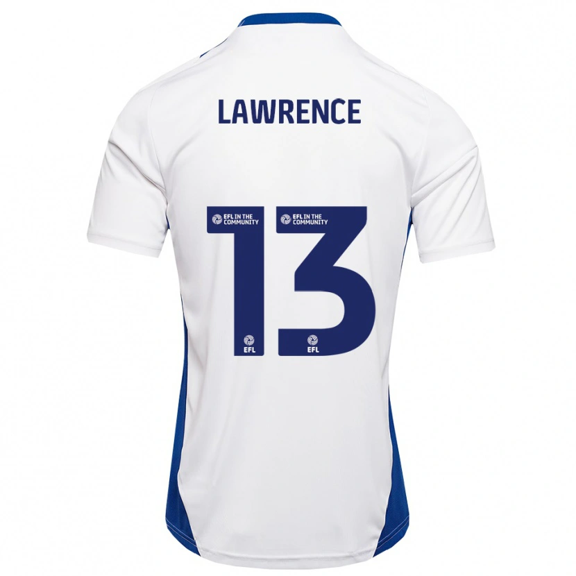 Danxen Damen Charlie Lawrence #13 Weiß Blau Auswärtstrikot Trikot 2025/26 T-Shirt Schweiz