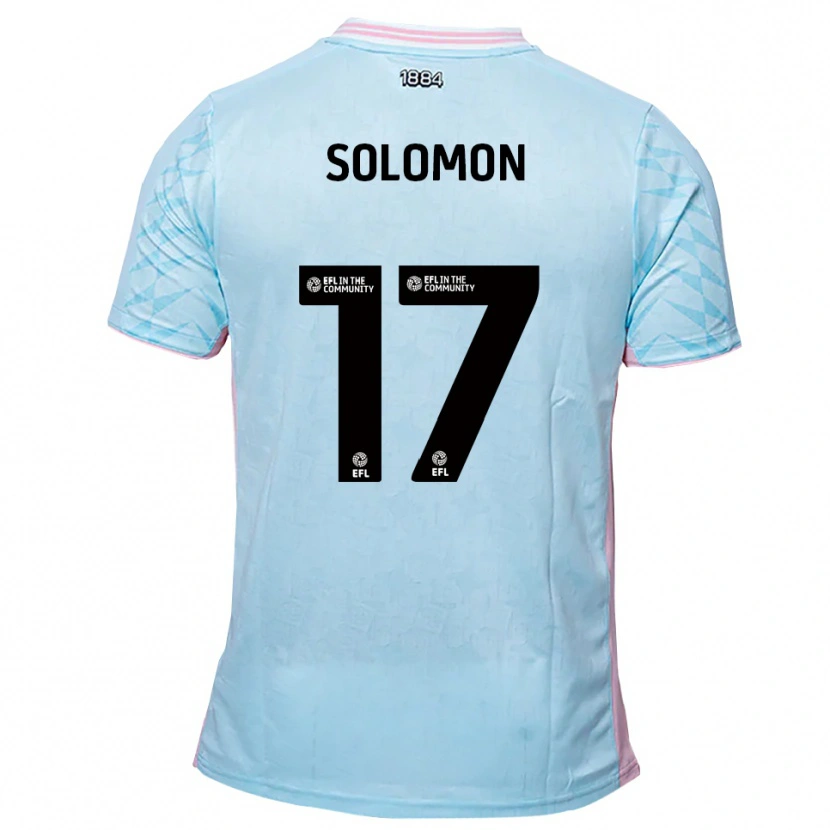 Danxen Damen Sol Solomon #17 Himmelblau Pink Auswärtstrikot Trikot 2025/26 T-Shirt Schweiz