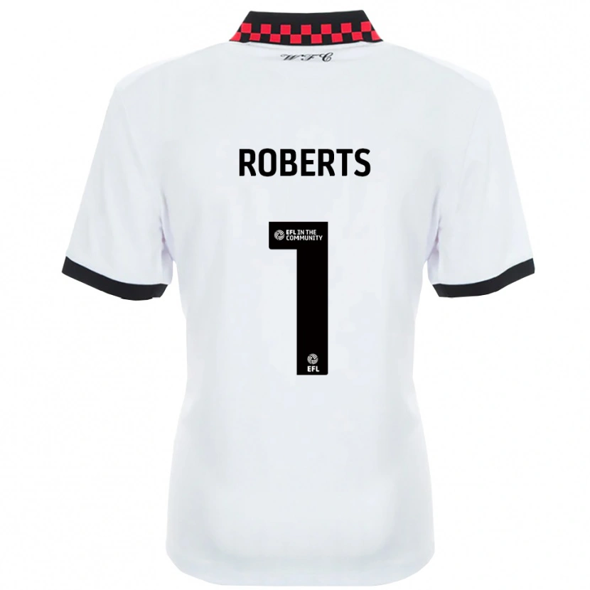 Danxen Damen Myles Roberts #1 Weiß Schwarz Auswärtstrikot Trikot 2025/26 T-Shirt Schweiz
