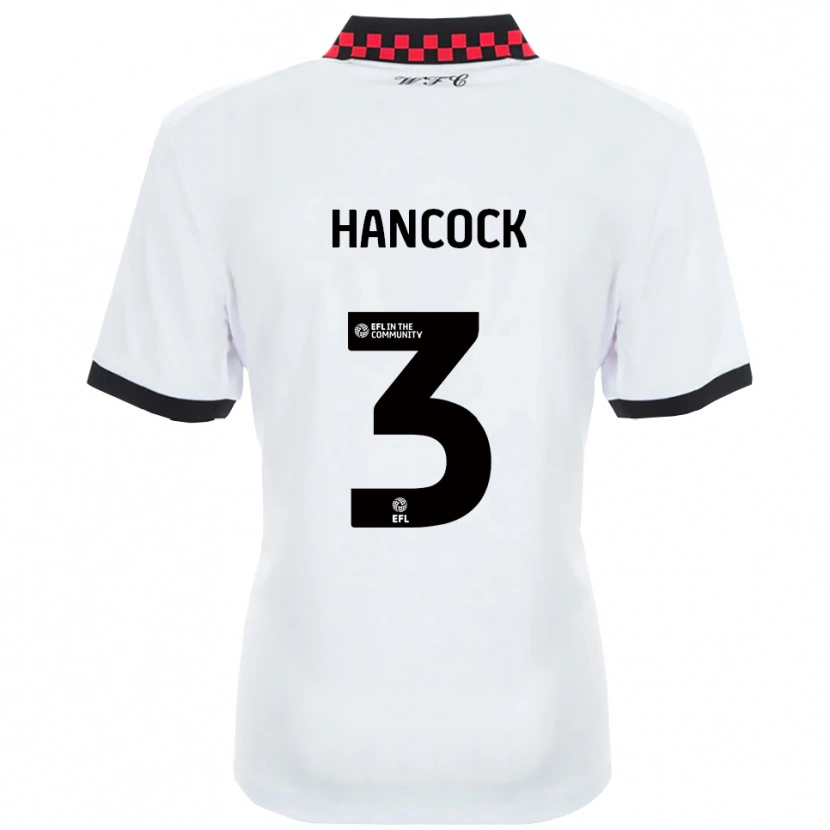 Danxen Damen Mason Hancock #3 Weiß Schwarz Auswärtstrikot Trikot 2025/26 T-Shirt Schweiz
