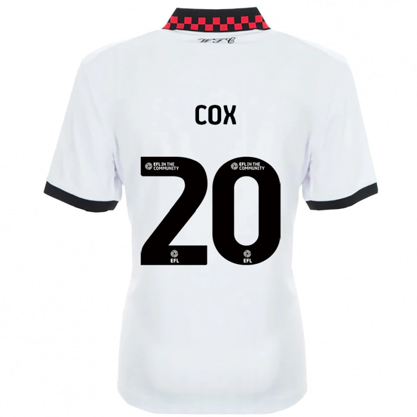 Danxen Damen Daniel Cox #20 Weiß Schwarz Auswärtstrikot Trikot 2025/26 T-Shirt Schweiz