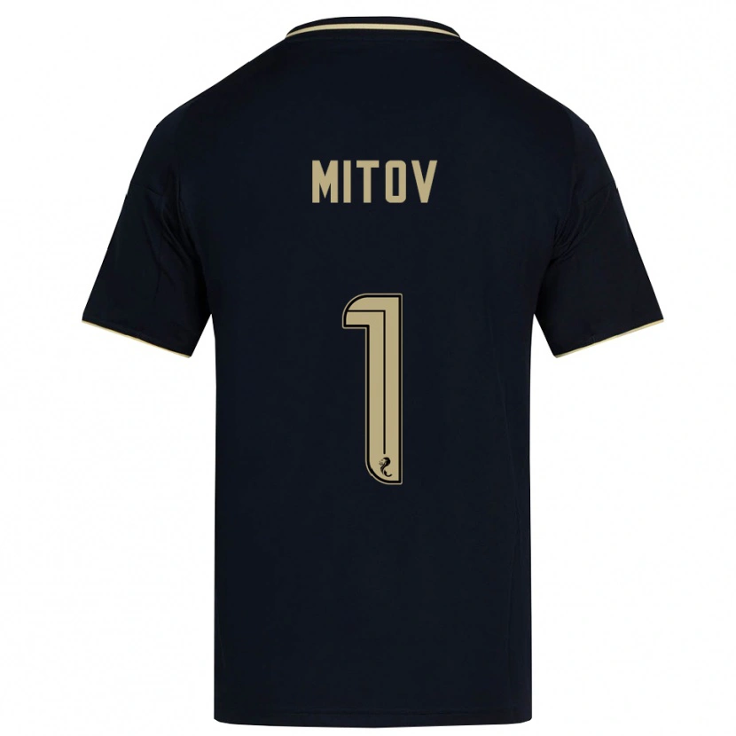 Danxen Damen Dimitar Mitov #1 Marine Gold Auswärtstrikot Trikot 2025/26 T-Shirt Schweiz