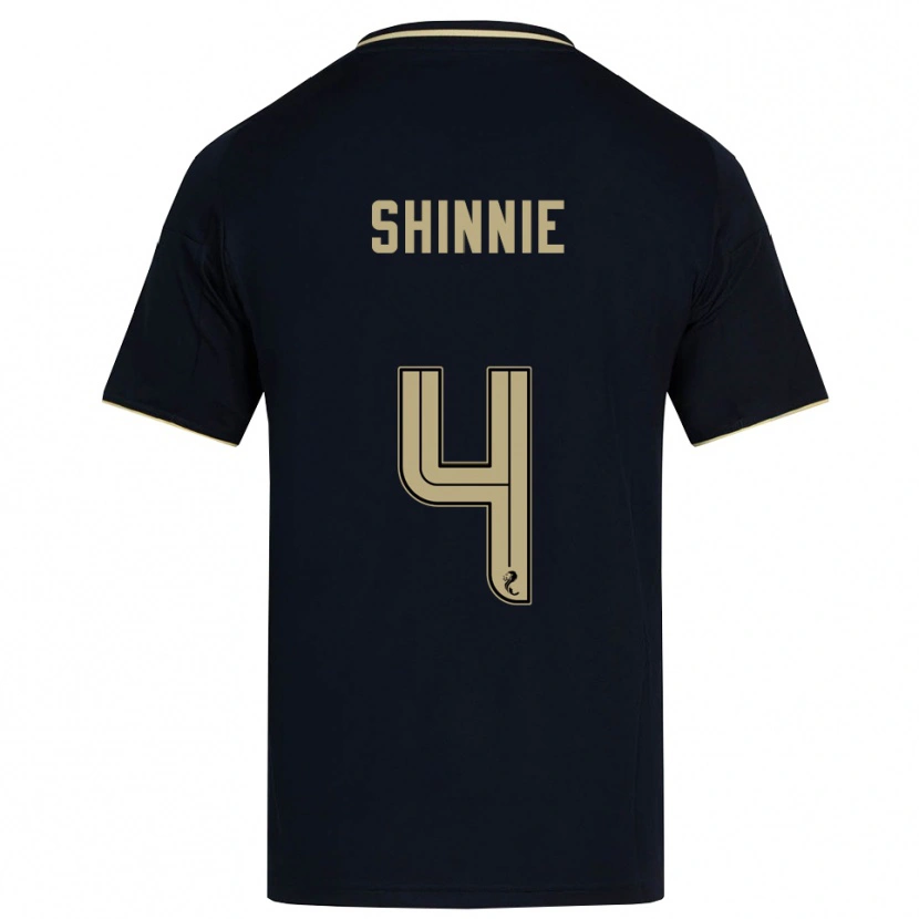 Danxen Damen Graeme Shinnie #4 Marine Gold Auswärtstrikot Trikot 2025/26 T-Shirt Schweiz
