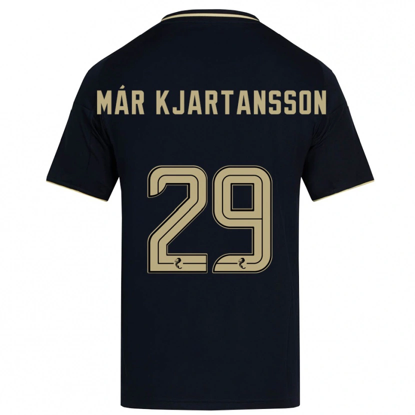 Danxen Damen Kjartan Már Kjartansson #29 Marine Gold Auswärtstrikot Trikot 2025/26 T-Shirt Schweiz