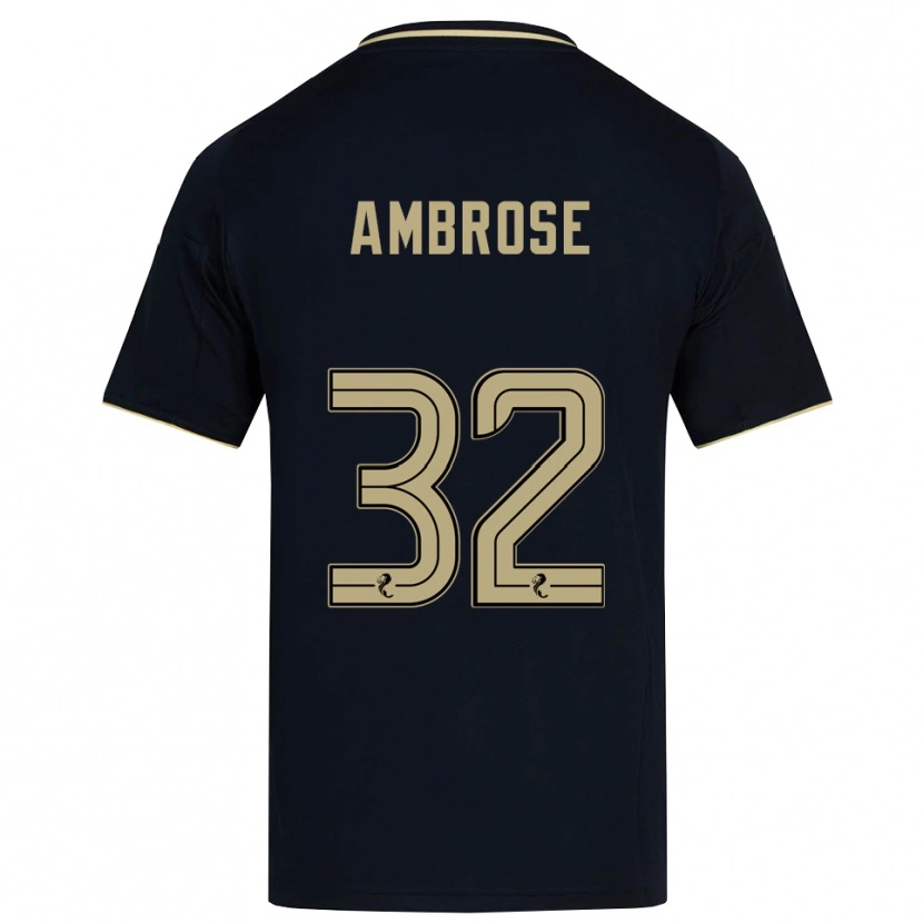 Danxen Damen Peter Ambrose #32 Marine Gold Auswärtstrikot Trikot 2025/26 T-Shirt Schweiz