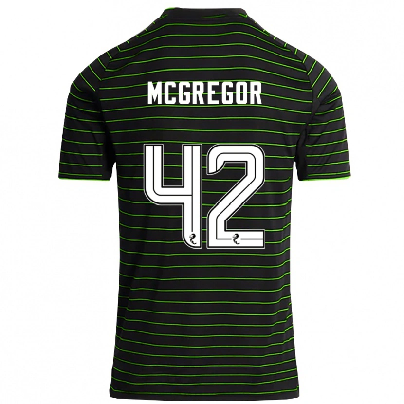 Danxen Damen Callum Mcgregor #42 Schwarz Grün Auswärtstrikot Trikot 2025/26 T-Shirt Schweiz