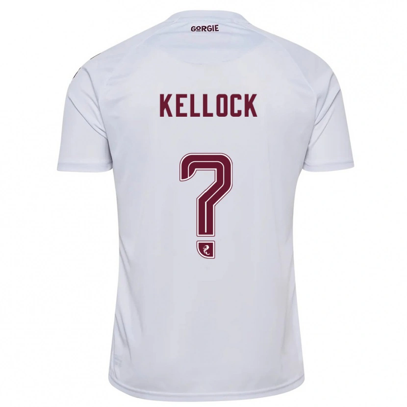 Danxen Damen Peter Kellock #0 Weiß Burgunderrot Auswärtstrikot Trikot 2025/26 T-Shirt Schweiz