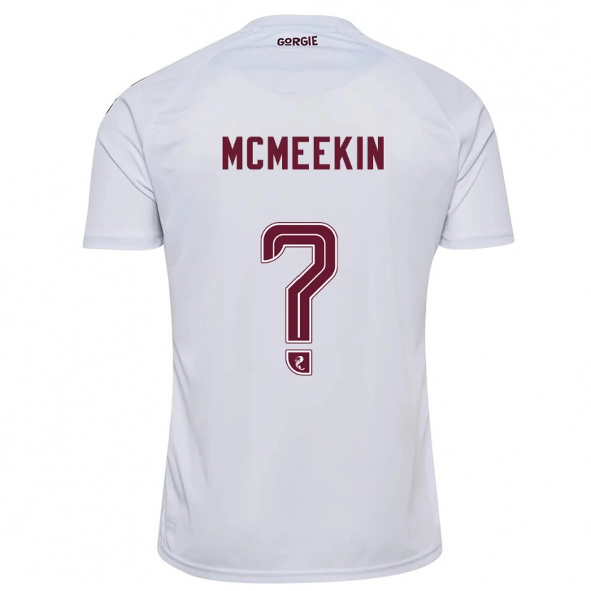 Danxen Damen Keir Mcmeekin #0 Weiß Burgunderrot Auswärtstrikot Trikot 2025/26 T-Shirt Schweiz