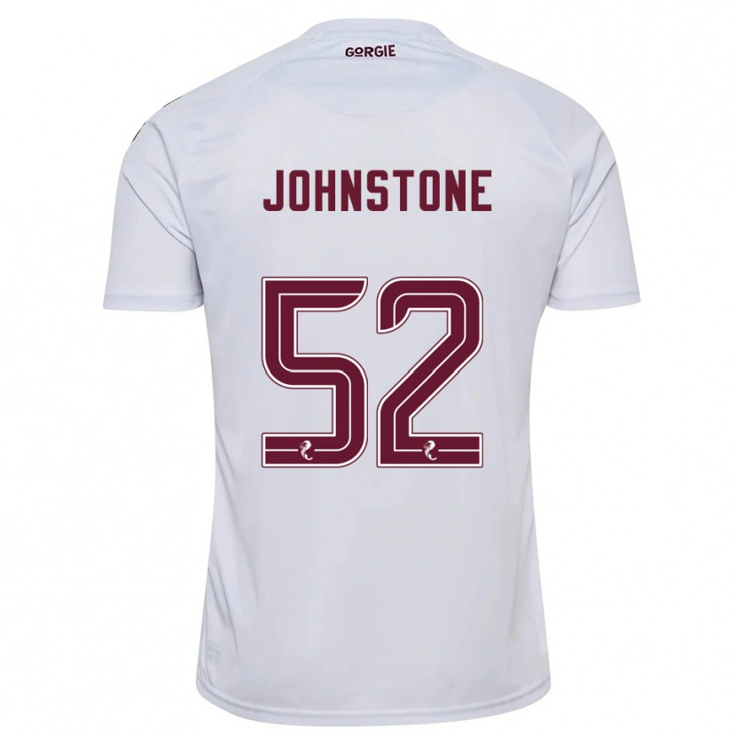 Danxen Damen Rachael Johnstone #52 Weiß Burgunderrot Auswärtstrikot Trikot 2025/26 T-Shirt Schweiz