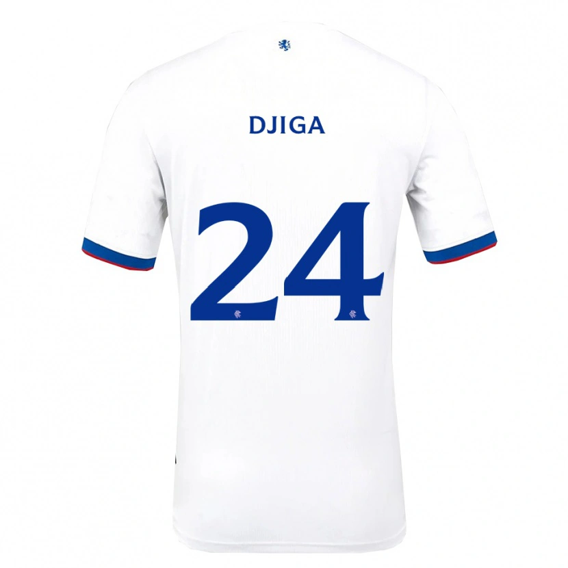 Danxen Damen Nasser Djiga #24 Weiß Rot Blau Auswärtstrikot Trikot 2025/26 T-Shirt Schweiz
