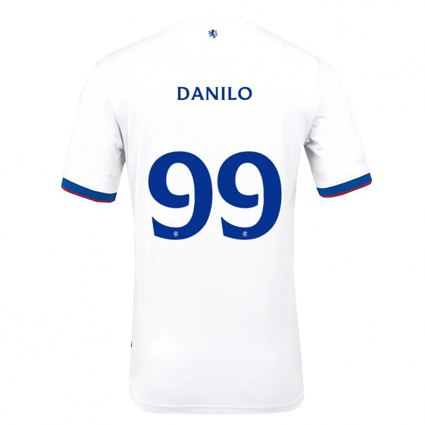 Danxen Damen Danilo #99 Weiß Rot Blau Auswärtstrikot Trikot 2025/26 T-Shirt Schweiz