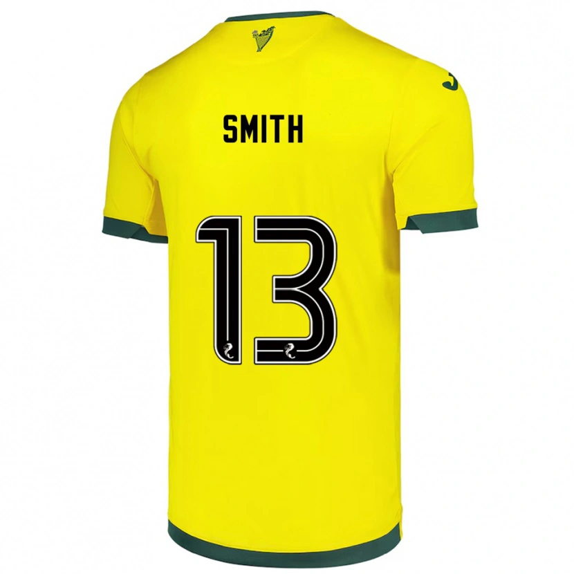 Danxen Damen Jordan Smith #13 Gelb Grün Auswärtstrikot Trikot 2025/26 T-Shirt Schweiz