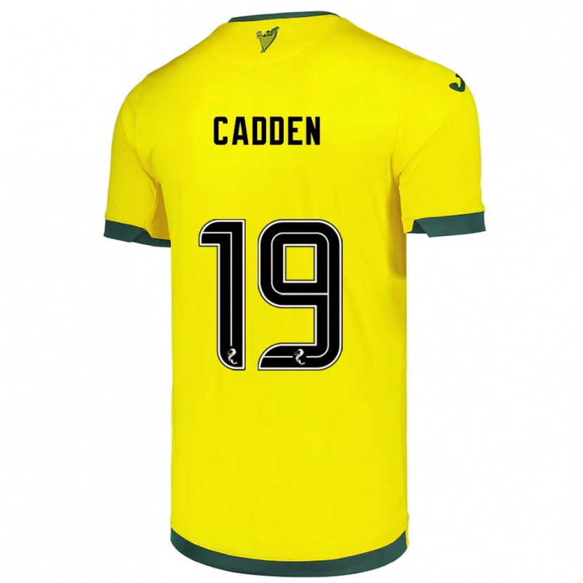 Danxen Damen Nicky Cadden #19 Gelb Grün Auswärtstrikot Trikot 2025/26 T-Shirt Schweiz