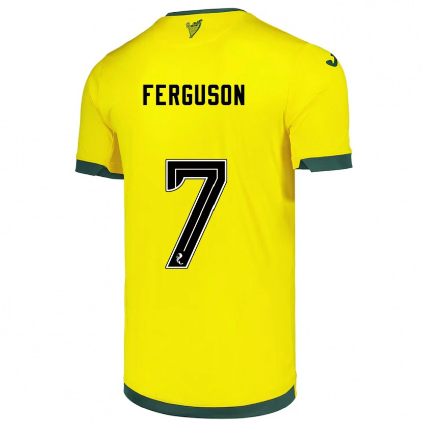 Danxen Damen Abbie Ferguson #7 Gelb Grün Auswärtstrikot Trikot 2025/26 T-Shirt Schweiz