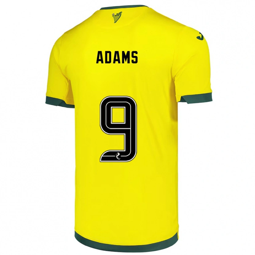 Danxen Damen Eilidh Adams #9 Gelb Grün Auswärtstrikot Trikot 2025/26 T-Shirt Schweiz