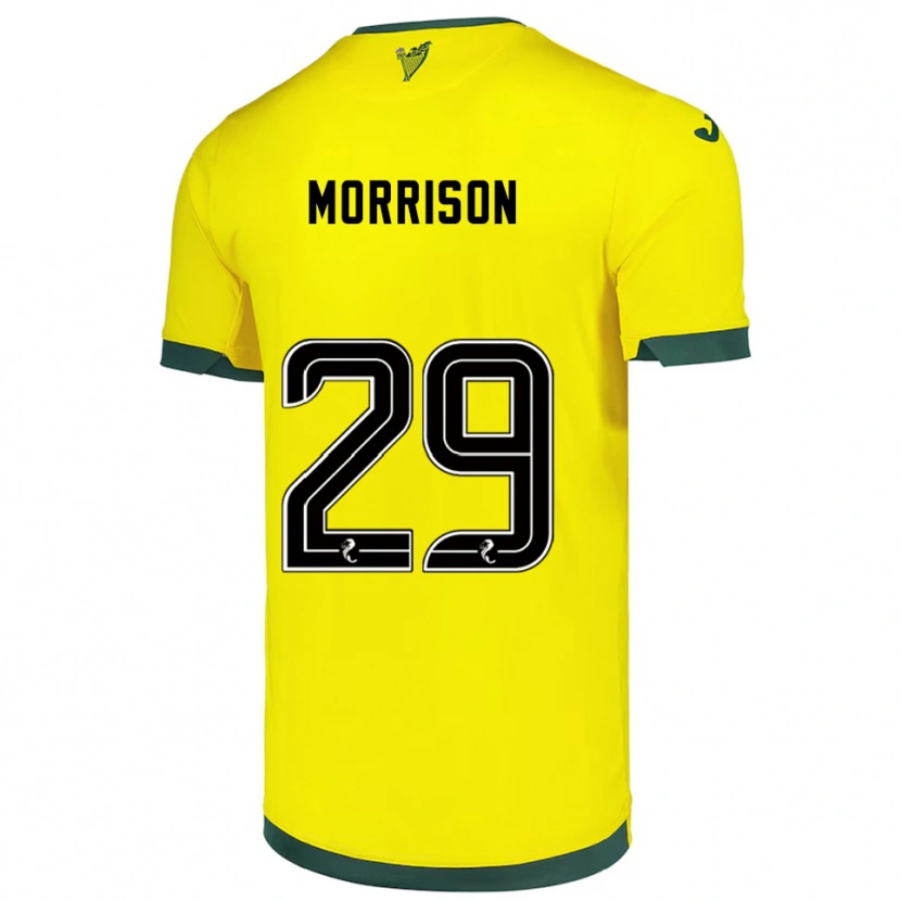 Danxen Damen Kirsty Morrison #29 Gelb Grün Auswärtstrikot Trikot 2025/26 T-Shirt Schweiz