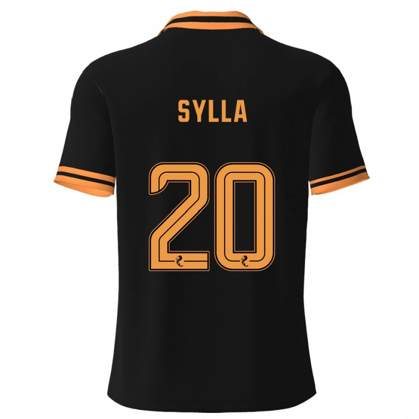 Danxen Damen Mohamad Sylla #20 Schwarz Gelb Auswärtstrikot Trikot 2025/26 T-Shirt Schweiz
