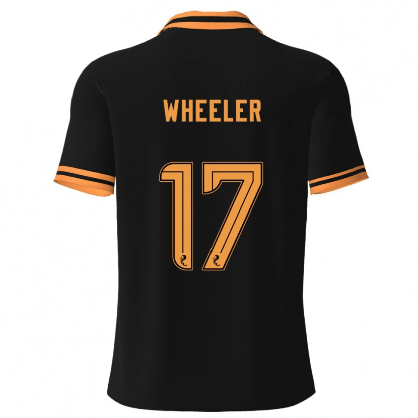 Danxen Damen Jessica Wheeler #17 Schwarz Gelb Auswärtstrikot Trikot 2025/26 T-Shirt Schweiz