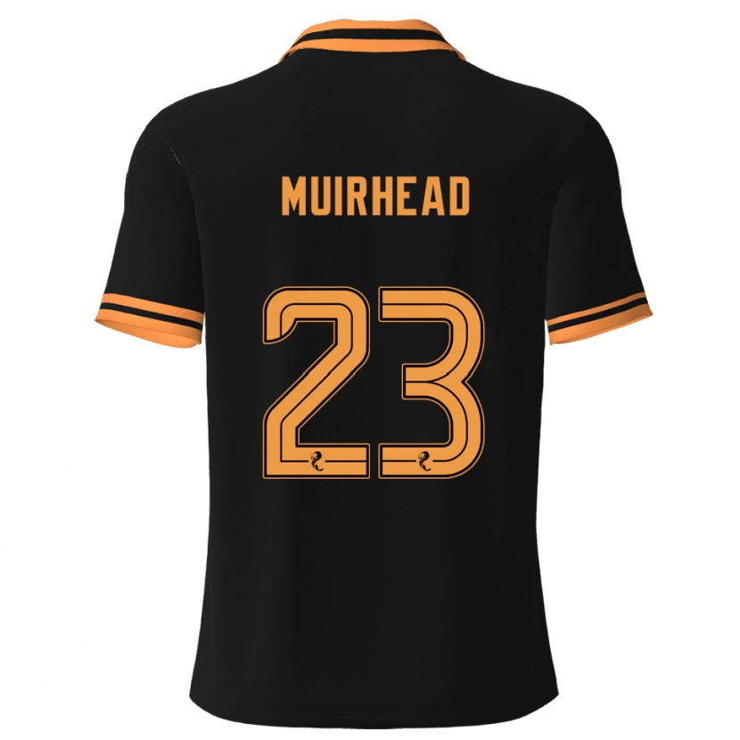 Danxen Damen Robbie Muirhead #23 Schwarz Gelb Auswärtstrikot Trikot 2025/26 T-Shirt Schweiz