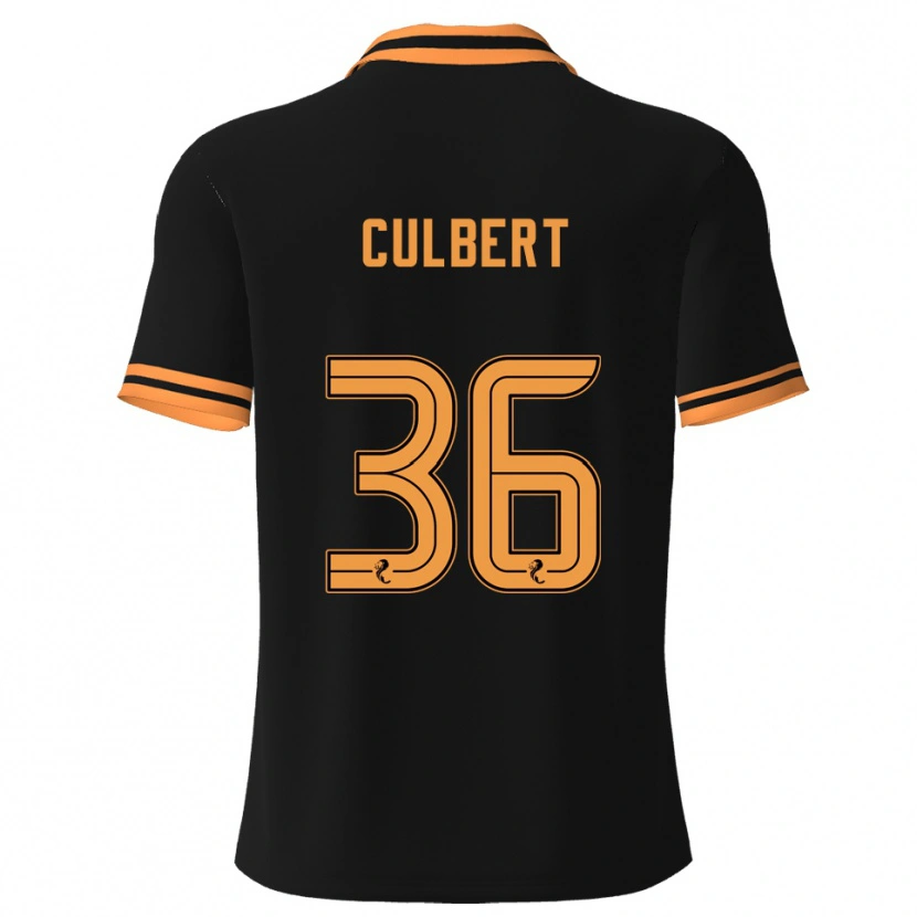 Danxen Damen Sam Culbert #36 Schwarz Gelb Auswärtstrikot Trikot 2025/26 T-Shirt Schweiz