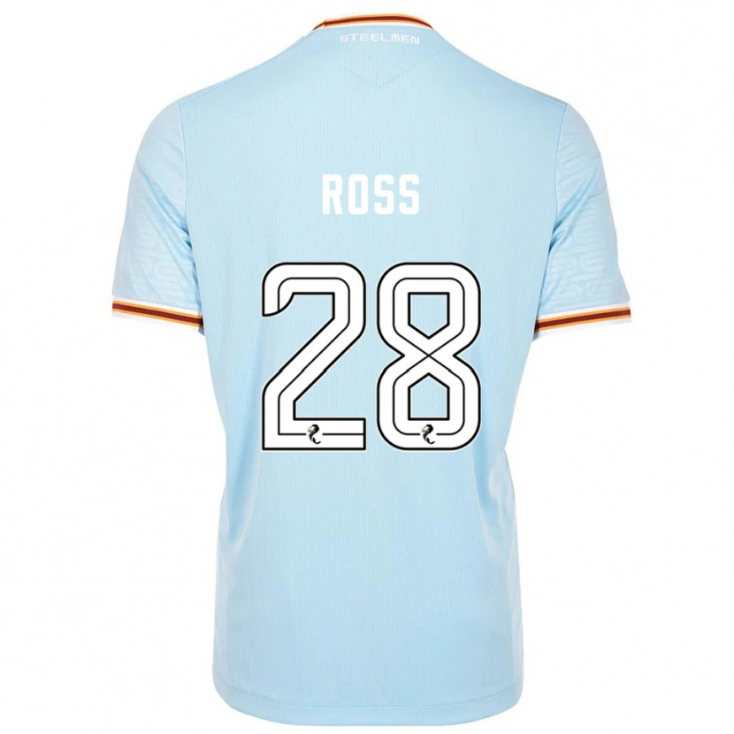 Danxen Damen Luca Ross #28 Himmelblau Auswärtstrikot Trikot 2025/26 T-Shirt Schweiz