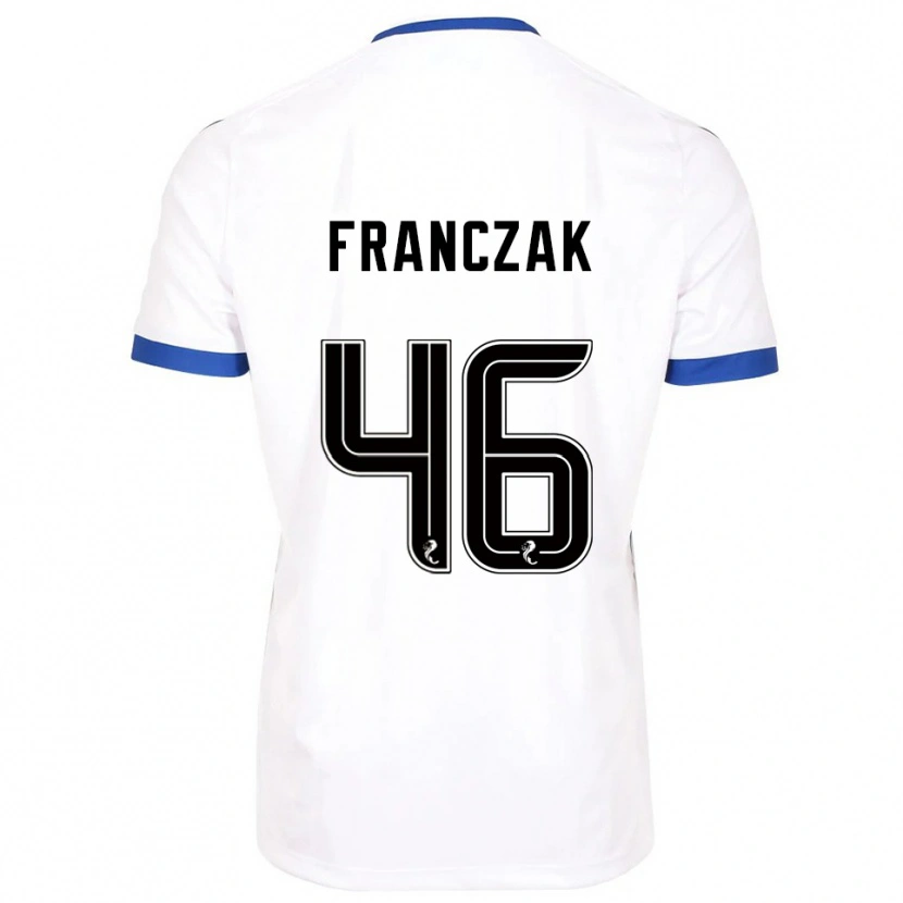 Danxen Damen Franciszek Franczak #46 Weiß Blau Auswärtstrikot Trikot 2025/26 T-Shirt Schweiz
