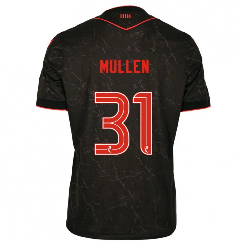 Danxen Damen Ryan Mullen #31 Schwarz Rot Auswärtstrikot Trikot 2025/26 T-Shirt Schweiz