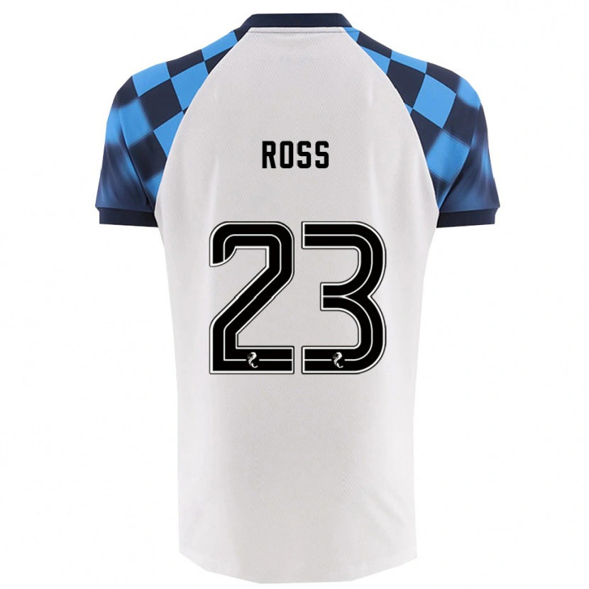 Danxen Damen Ethan Ross #23 Weiß Himmelblau Auswärtstrikot Trikot 2025/26 T-Shirt Schweiz