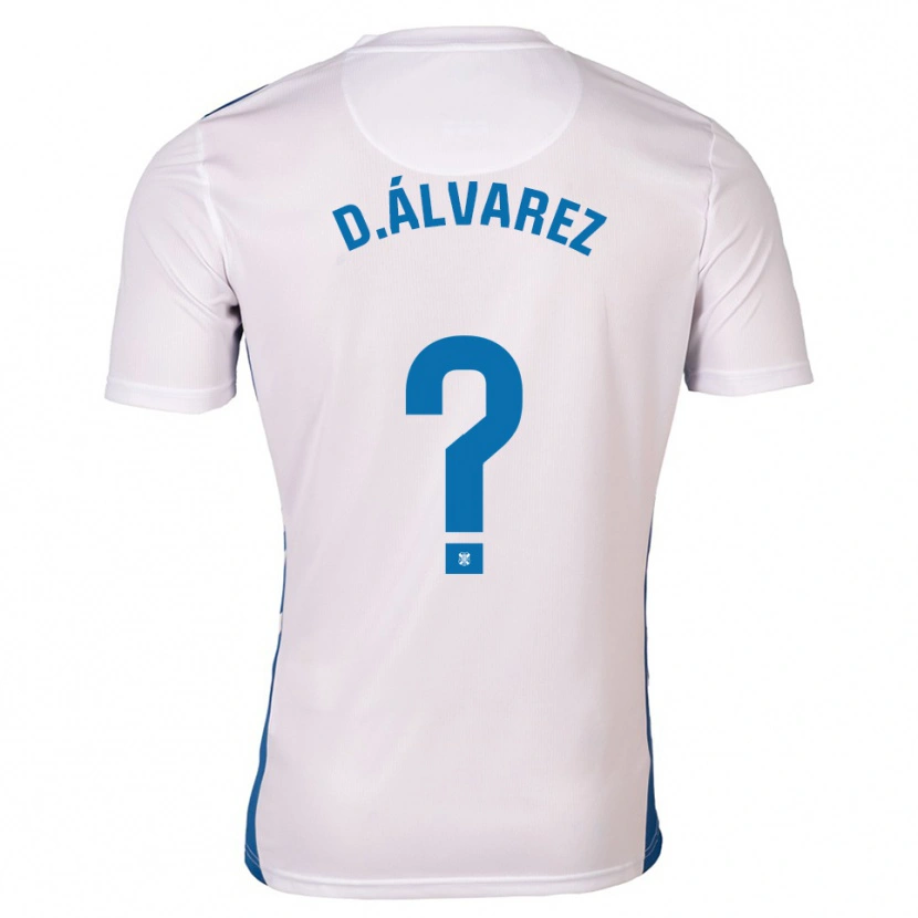 Danxen Kinder Dani Álvarez #0 Weiß Blau Heimtrikot Trikot 2025/26 T-Shirt Schweiz