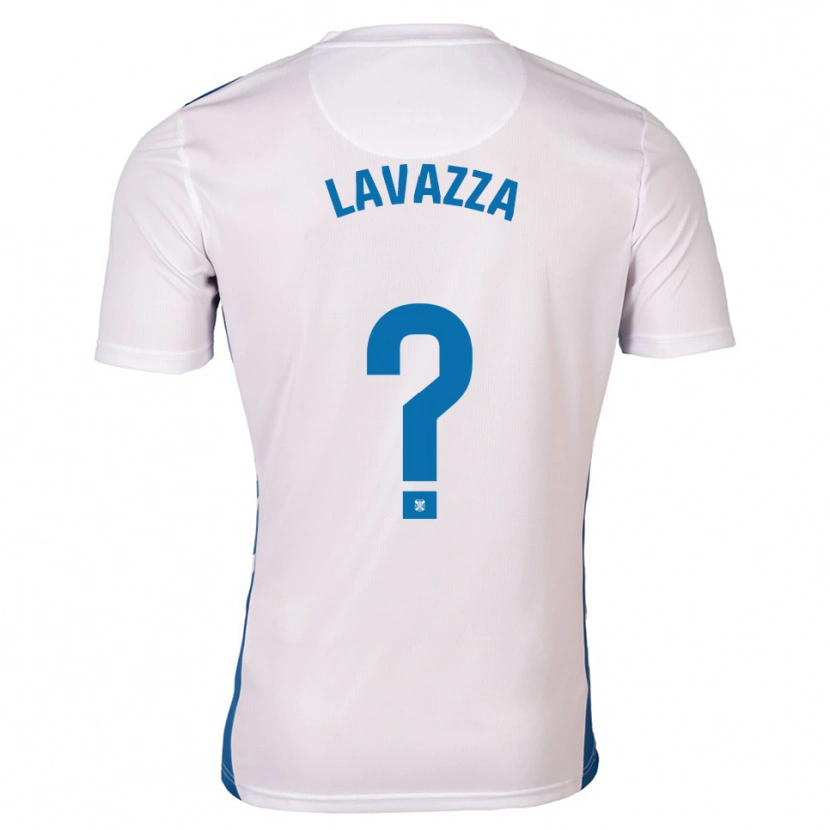 Danxen Kinder Sebastián Lavazza #0 Weiß Blau Heimtrikot Trikot 2025/26 T-Shirt Schweiz