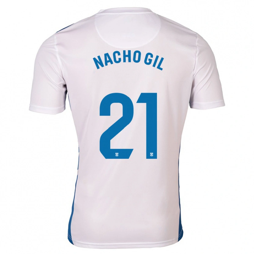 Danxen Kinder Nacho Gil #21 Weiß Blau Heimtrikot Trikot 2025/26 T-Shirt Schweiz