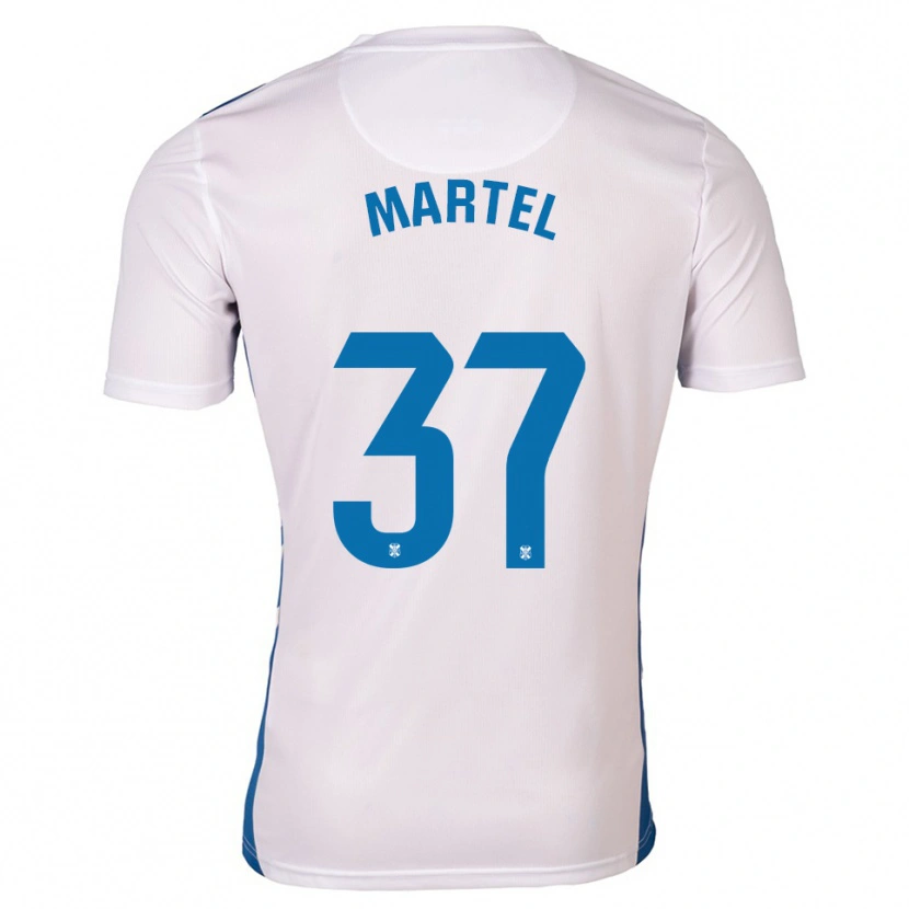 Danxen Kinder Kevin Martel #37 Weiß Blau Heimtrikot Trikot 2025/26 T-Shirt Schweiz